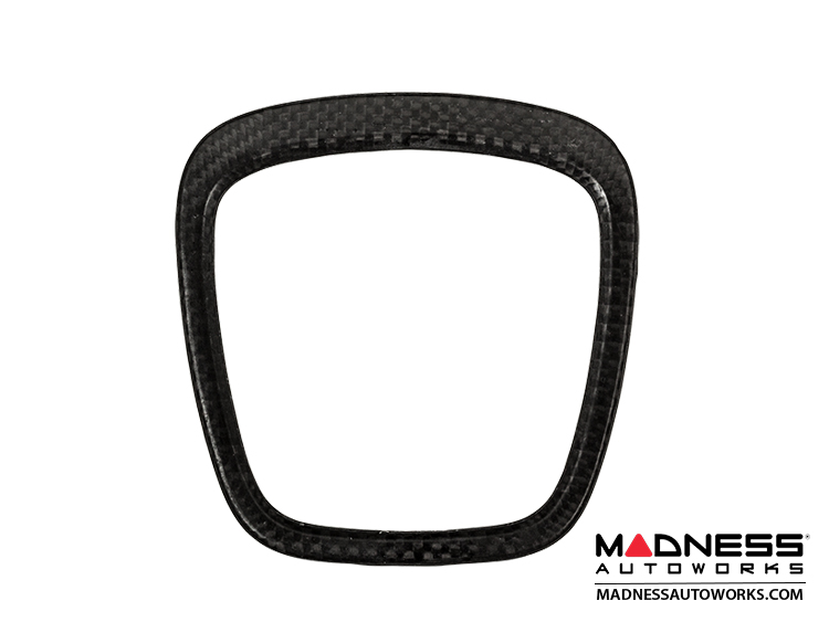 Audi Q7 Airbag Logo Trim Cover by Feroce Carbon Fiber MADNESS